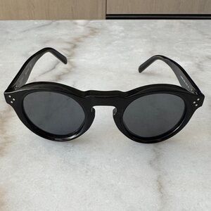 Celine Black Round Sunglasses